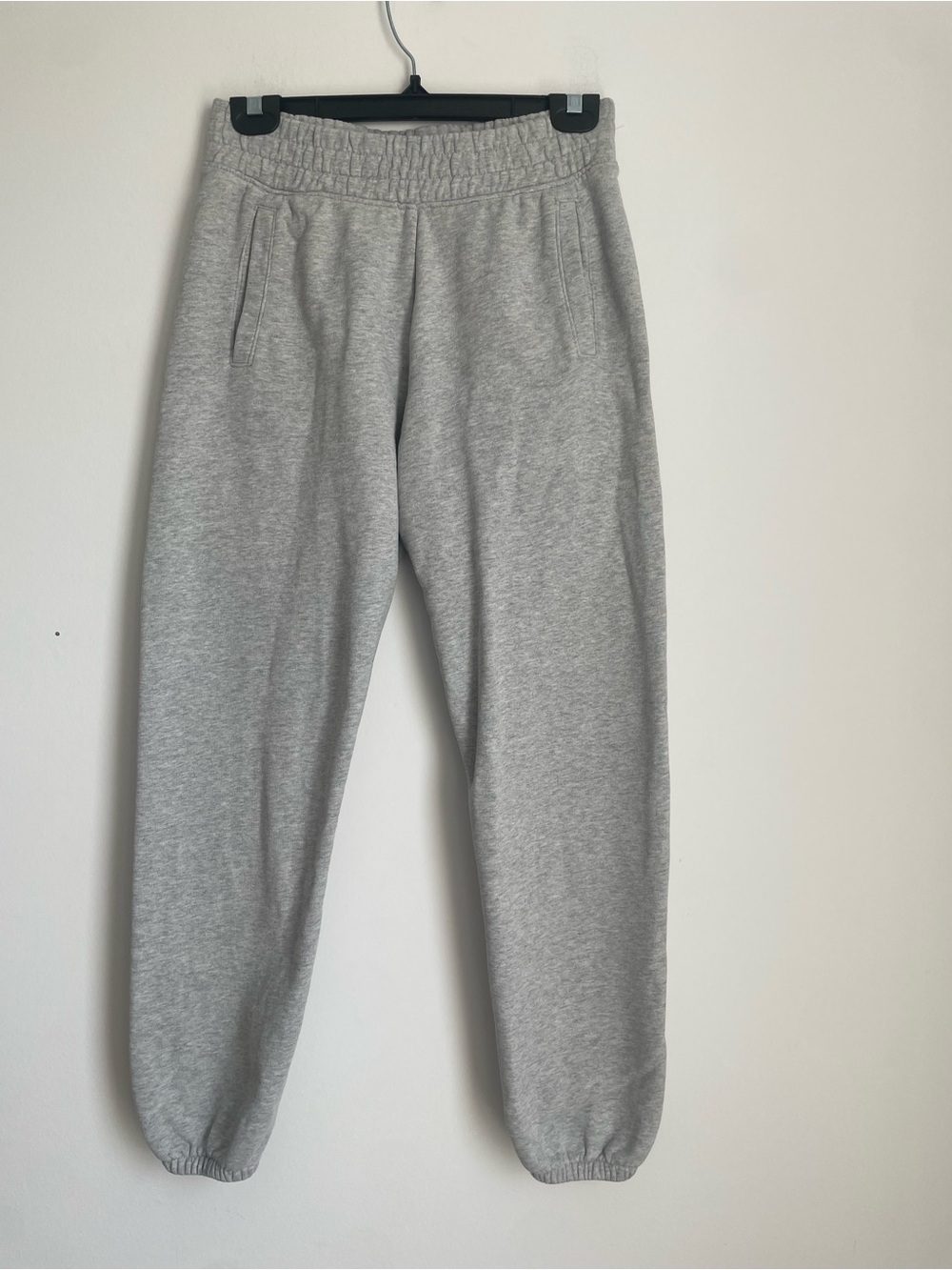 Aerie Offline Gray Terry Elastic Hem Sweatpants Pockets Size XS Short